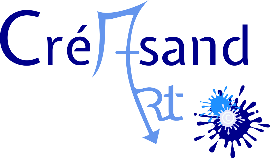 le logo bleu de Créasandart